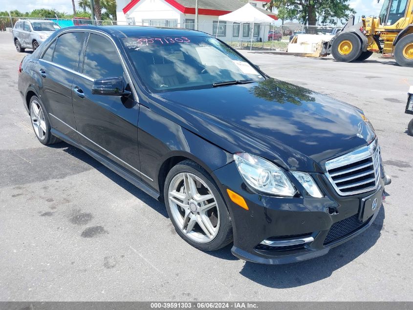 2013 MERCEDES-BENZ E 550 4MATIC