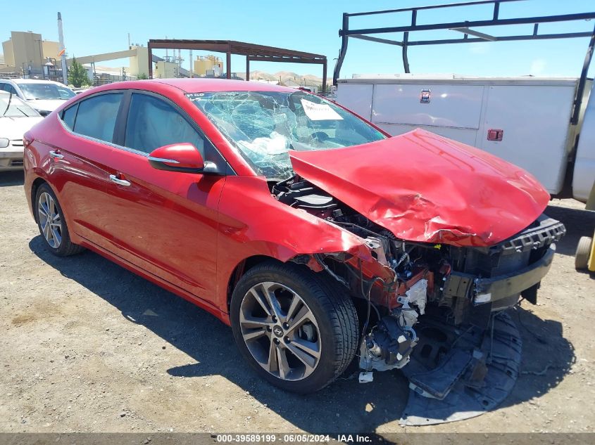 2017 HYUNDAI ELANTRA LIMITED