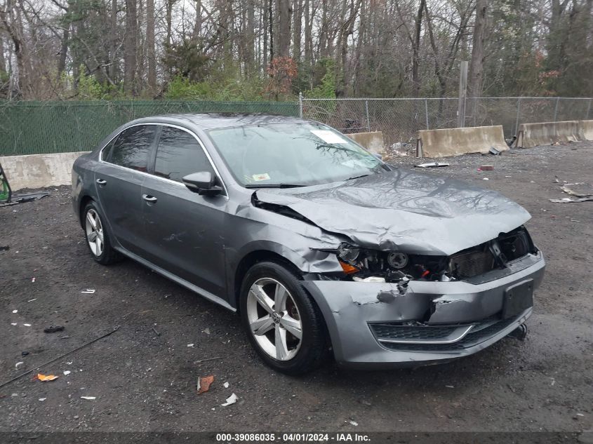 2012 VOLKSWAGEN PASSAT 2.5L SE