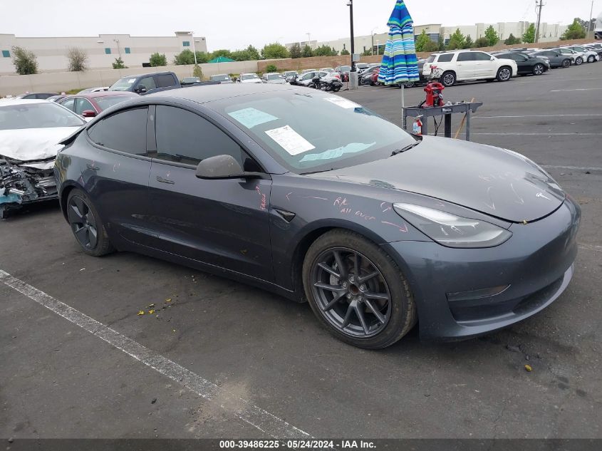 2021 TESLA MODEL 3 STANDARD RANGE PLUS REAR-WHEEL DRIVE