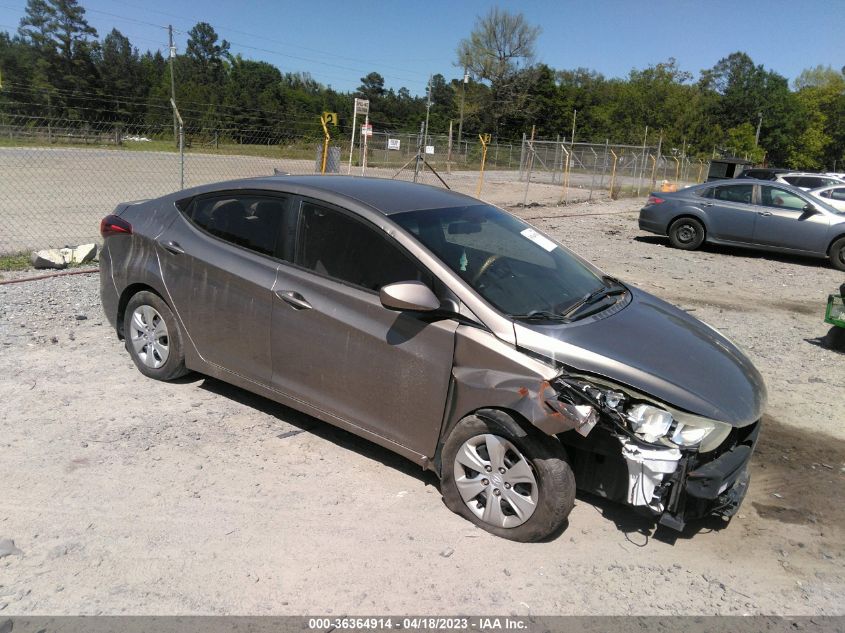 2016 HYUNDAI ELANTRA SE