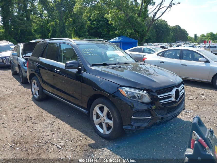 2017 MERCEDES-BENZ GLE 350 4MATIC