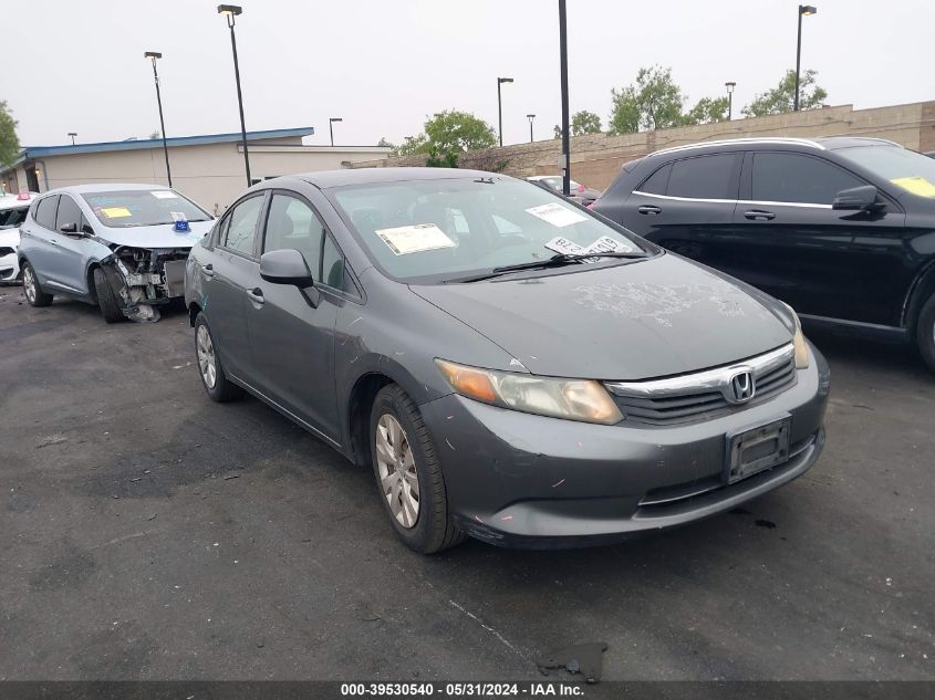 2012 HONDA CIVIC LX