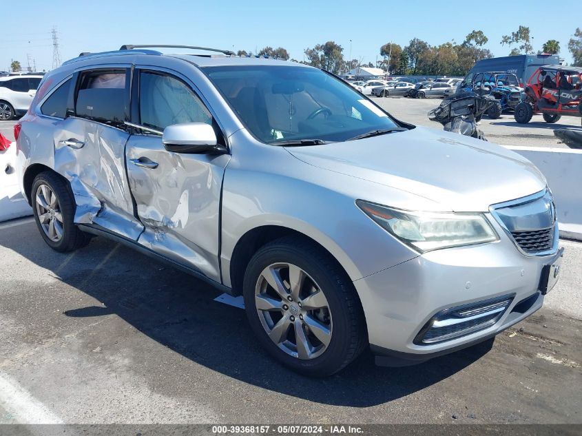 2015 ACURA MDX ADVANCE PKG W/ENTERTAINMENT PKG