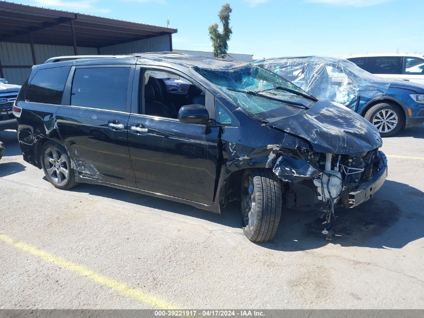 2015 TOYOTA SIENNA SE 8 PASSENGER