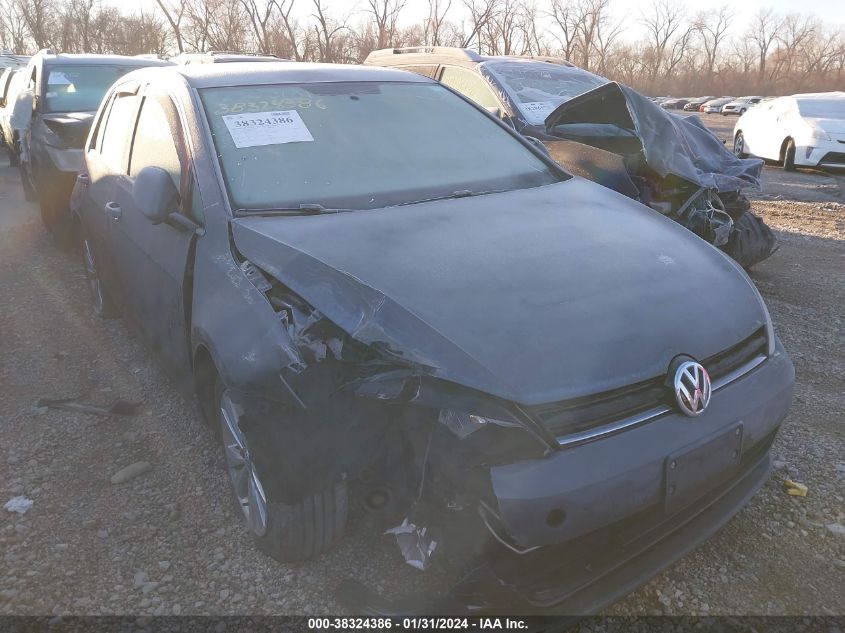 2015 VOLKSWAGEN GOLF TDI S 4-DOOR