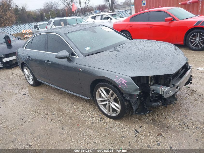 2020 AUDI A4 PREMIUM 45 TFSI QUATTRO S TRONIC