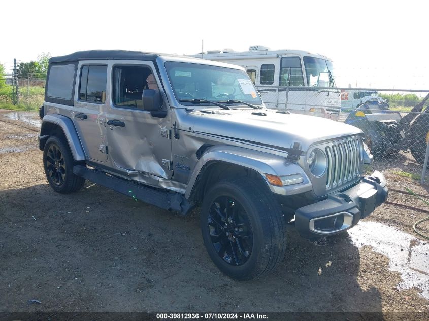 2021 JEEP WRANGLER 4XE UNLIMITED SAHARA 4X4