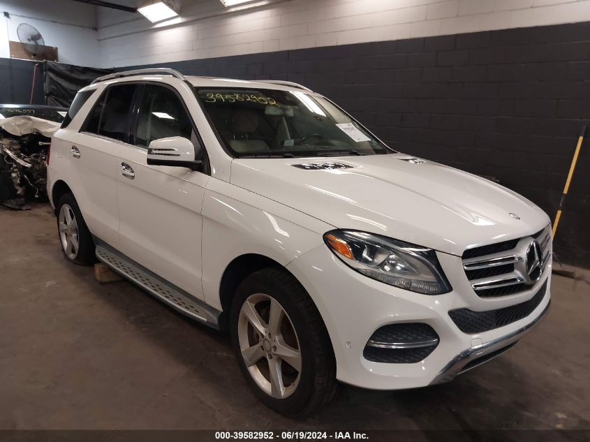 2016 MERCEDES-BENZ GLE 350 4MATIC