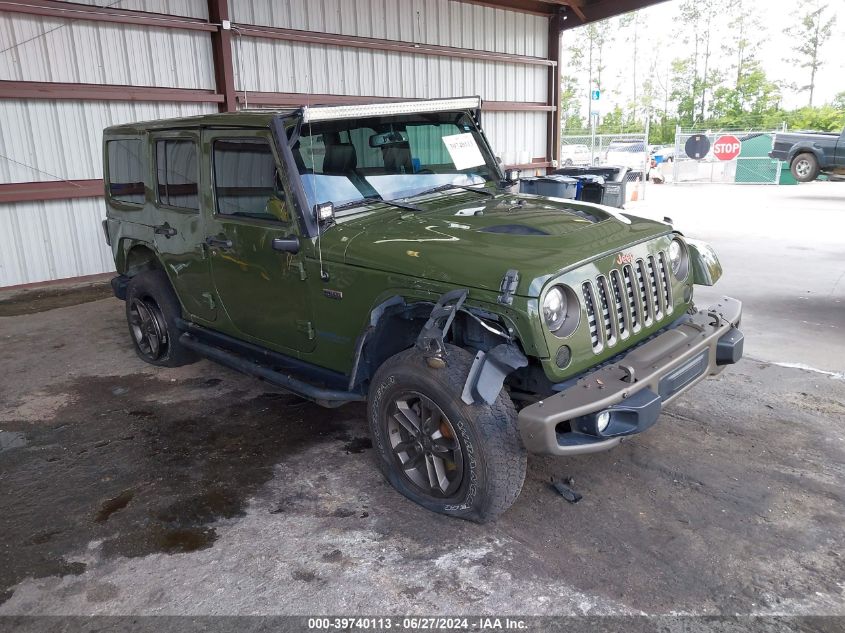 2016 JEEP WRANGLER UNLIMITED SAHARA