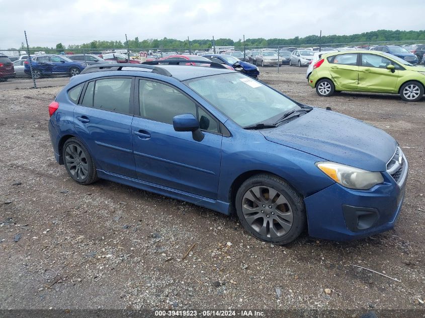 2012 SUBARU IMPREZA 2.0I SPORT PREMIUM