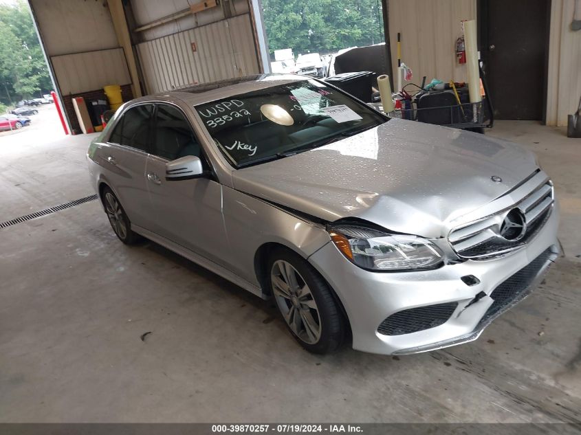 2014 MERCEDES-BENZ E 350 4MATIC