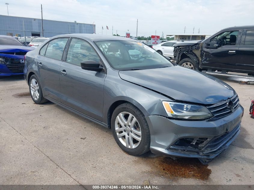 2015 VOLKSWAGEN JETTA 2.0L S