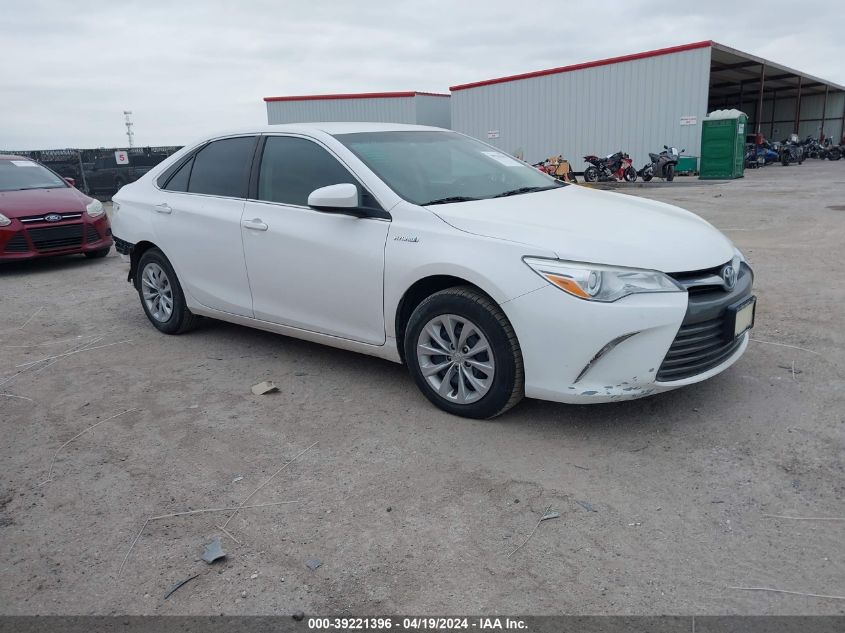 2017 TOYOTA CAMRY HYBRID LE