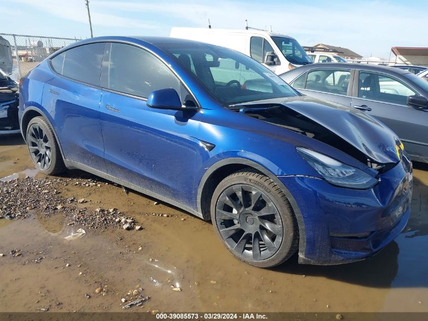 2021 TESLA MODEL Y LONG RANGE DUAL MOTOR ALL-WHEEL DRIVE