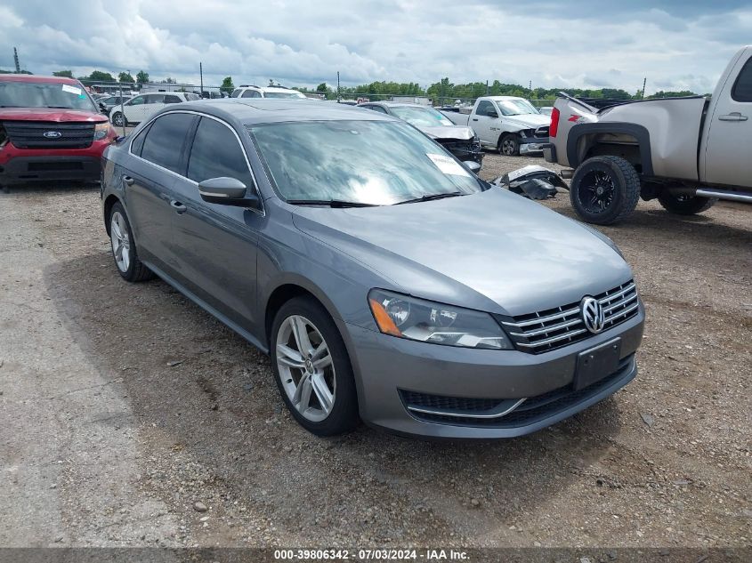 2014 VOLKSWAGEN PASSAT 2.0L TDI SE