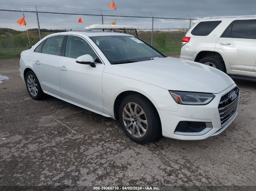 2021 AUDI A4 PREMIUM 40 TFSI QUATTRO S TRONIC