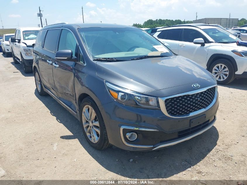 2017 KIA SEDONA SXL