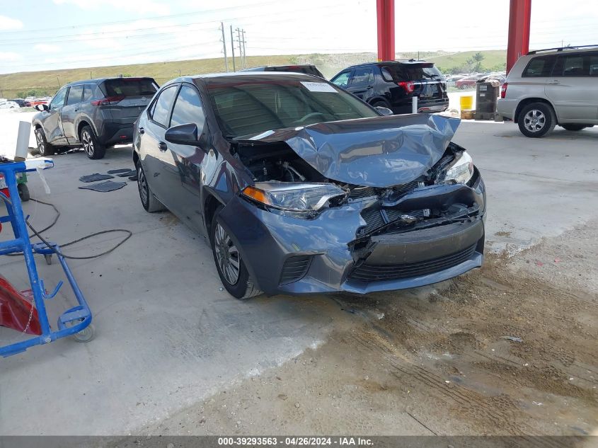 2016 TOYOTA COROLLA L