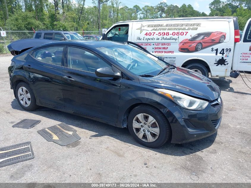 2016 HYUNDAI ELANTRA SE/SPORT/LIMITED