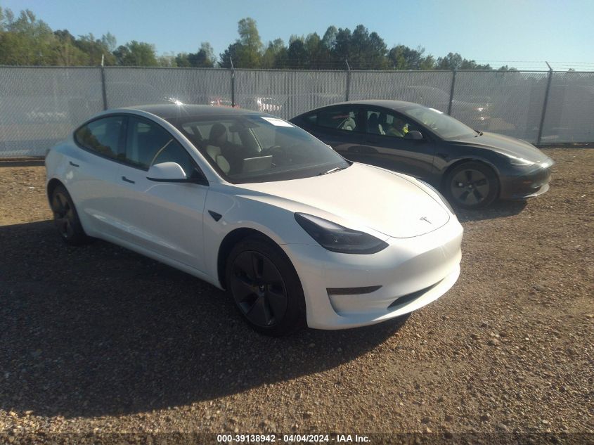 2023 TESLA MODEL 3 REAR-WHEEL DRIVE