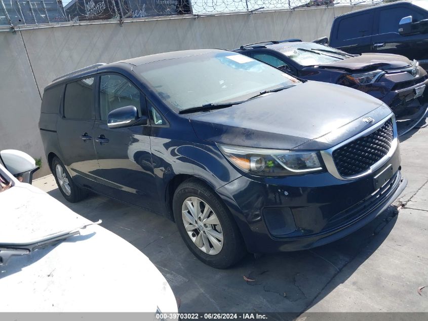 2016 KIA SEDONA LX