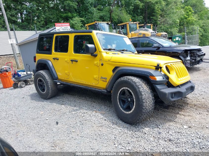 2019 JEEP WRANGLER UNLIMITED SPORT S 4X4