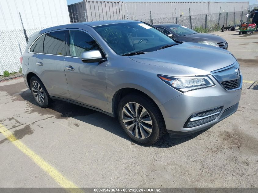 2016 ACURA MDX TECHNOLOGY