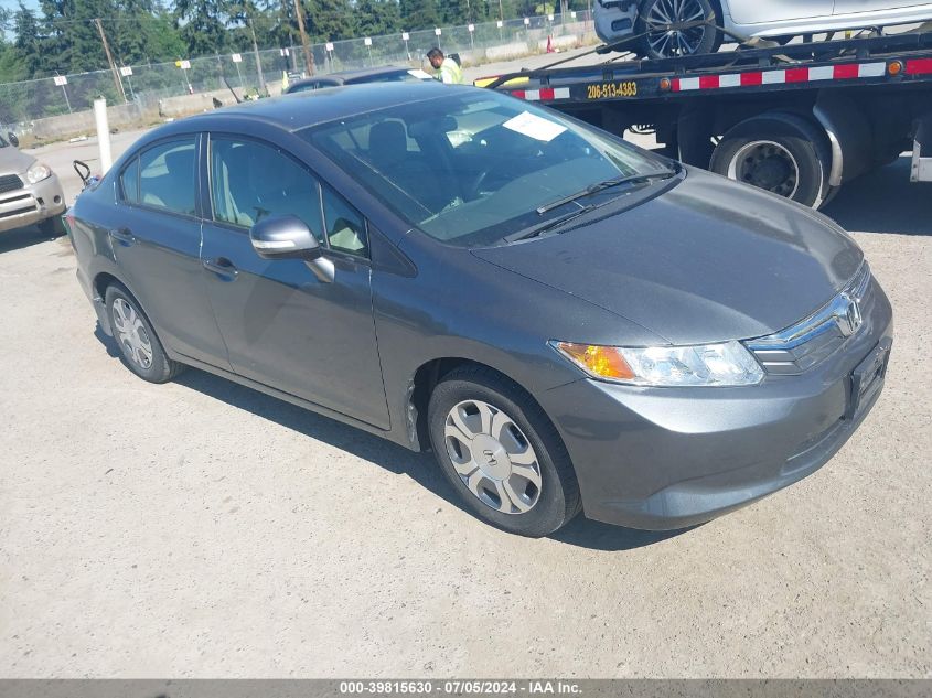 2012 HONDA CIVIC HYBRID