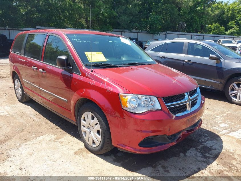 2015 DODGE GRAND CARAVAN AMERICAN VALUE PKG