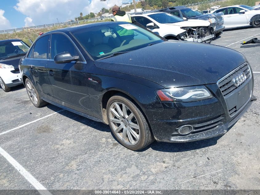 2012 AUDI A4 2.0T PREMIUM