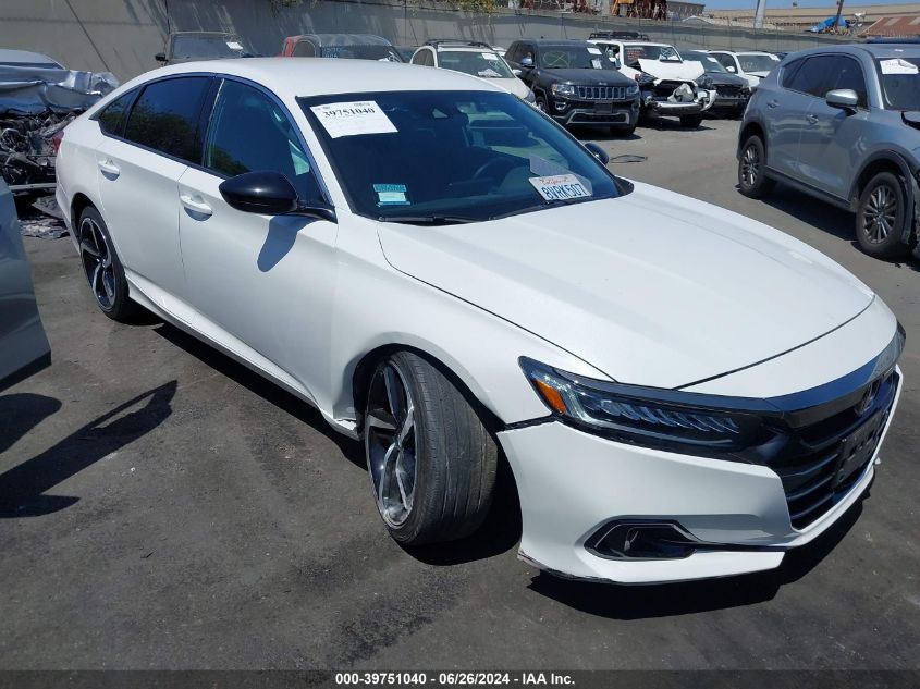 2021 HONDA ACCORD SPORT