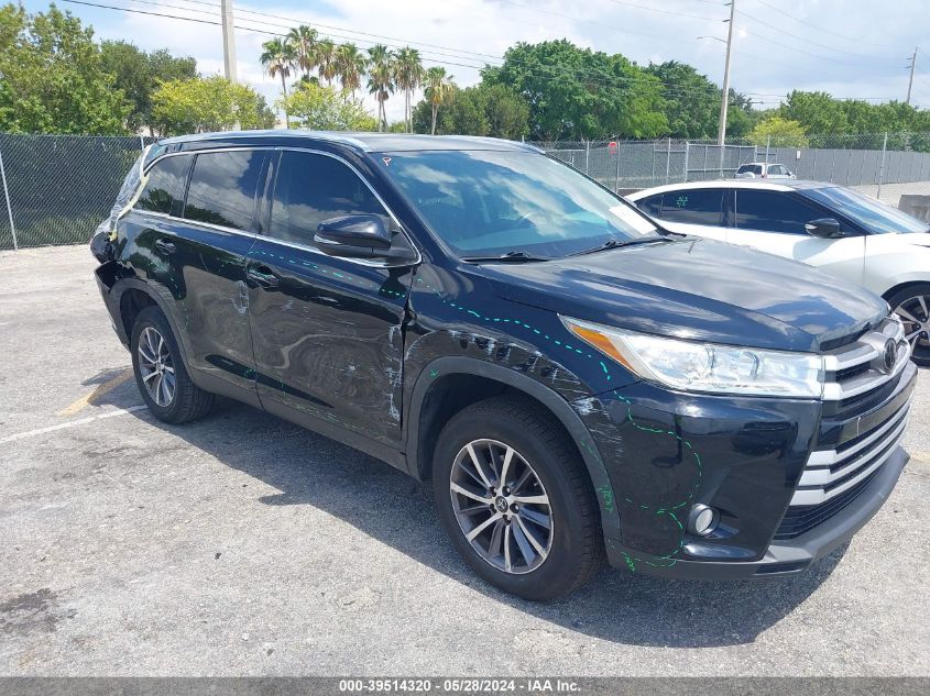 2019 TOYOTA HIGHLANDER XLE