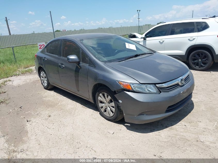 2012 HONDA CIVIC LX