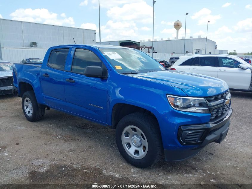 2022 CHEVROLET COLORADO 2WD  SHORT BOX WT