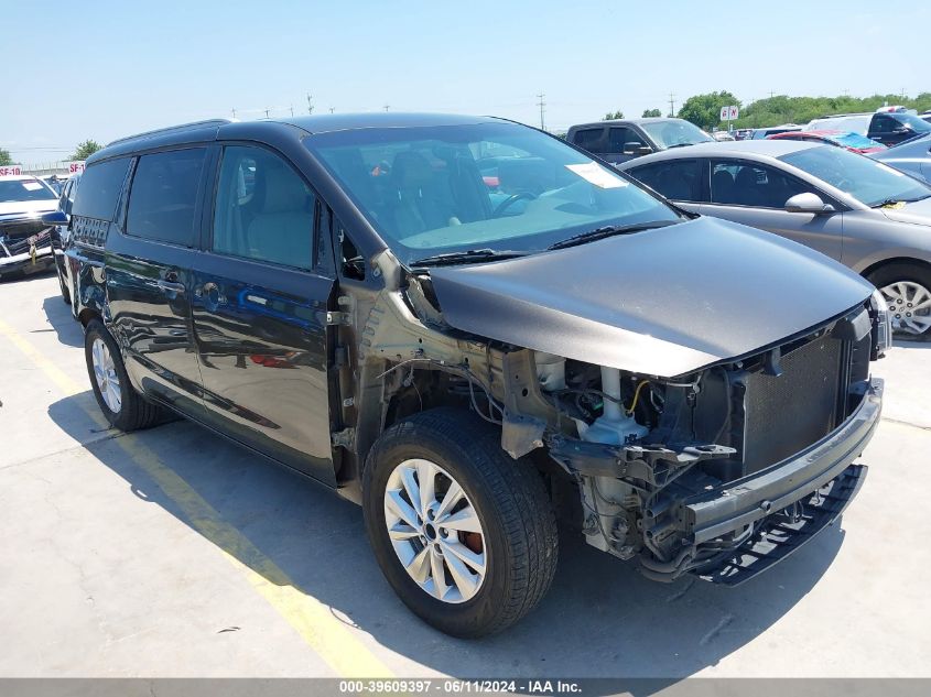 2017 KIA SEDONA LX