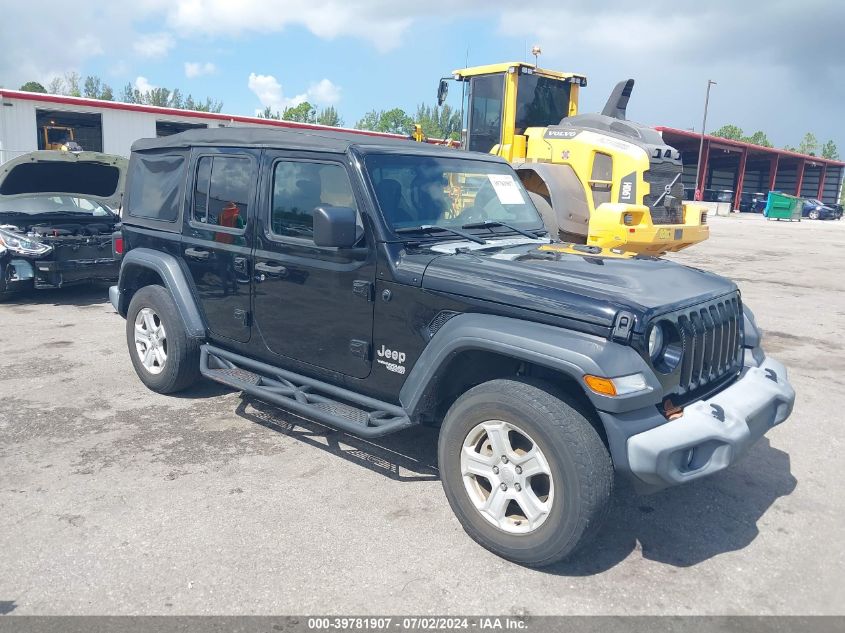 2018 JEEP WRANGLER UNLIMITED SPORT S 4X4