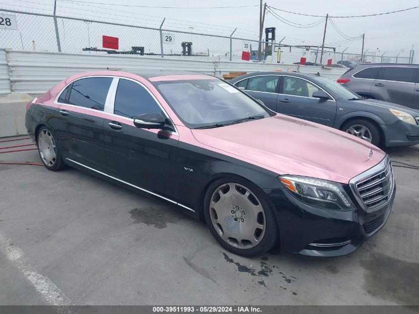 2016 MERCEDES-BENZ MAYBACH S 600