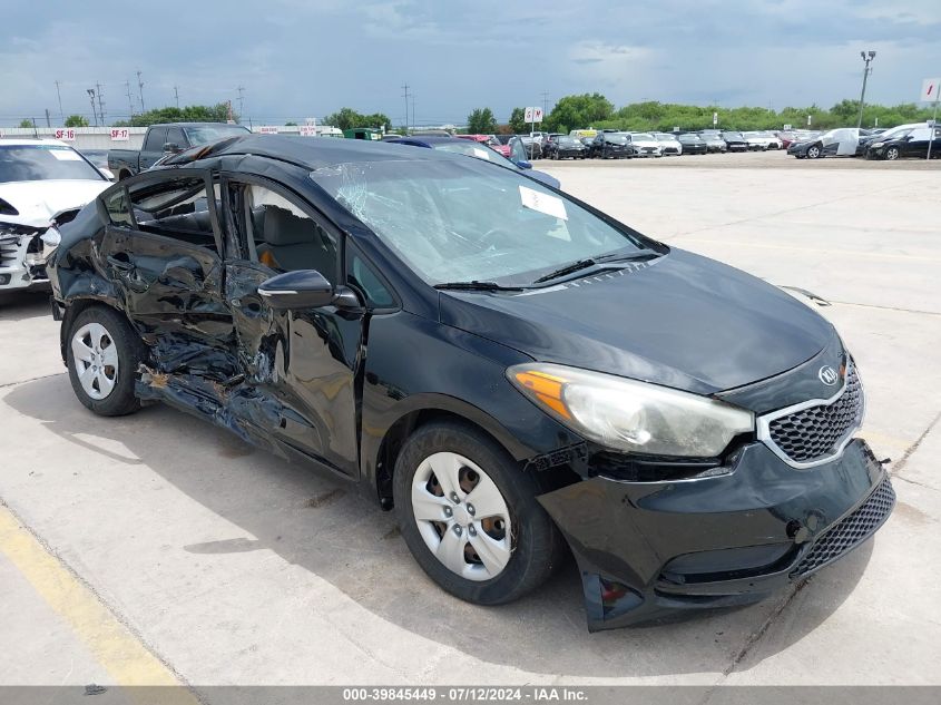 2016 KIA FORTE LX