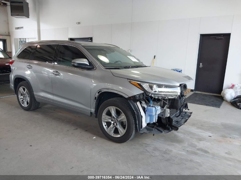 2017 TOYOTA HIGHLANDER LIMITED