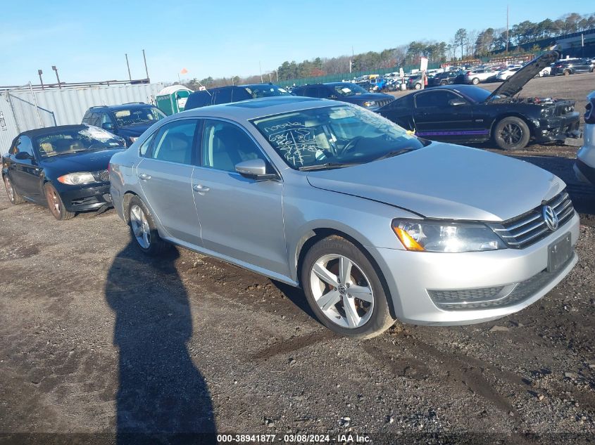 2012 VOLKSWAGEN PASSAT 2.5L SE