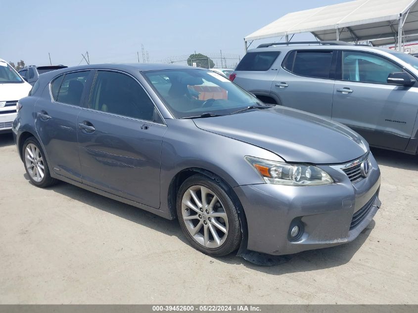 2012 LEXUS CT 200H PREMIUM