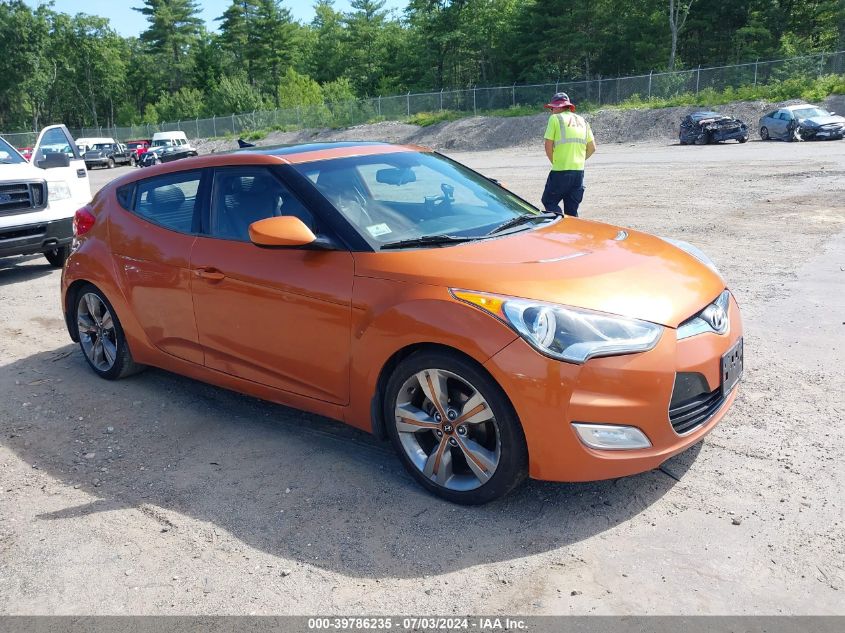 2012 HYUNDAI VELOSTER BASE W/BLACK