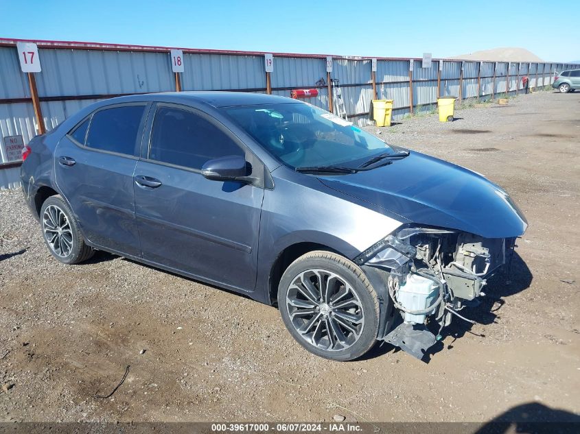 2016 TOYOTA COROLLA S PLUS