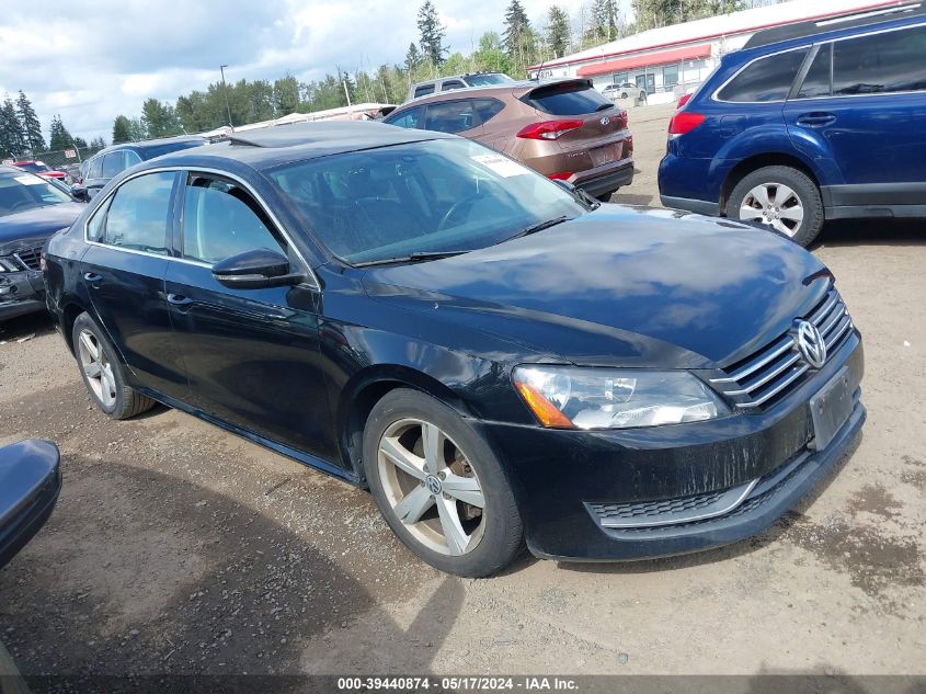 2012 VOLKSWAGEN PASSAT 2.5L SE