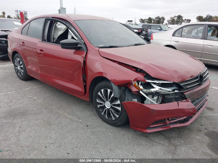 2016 VOLKSWAGEN JETTA S