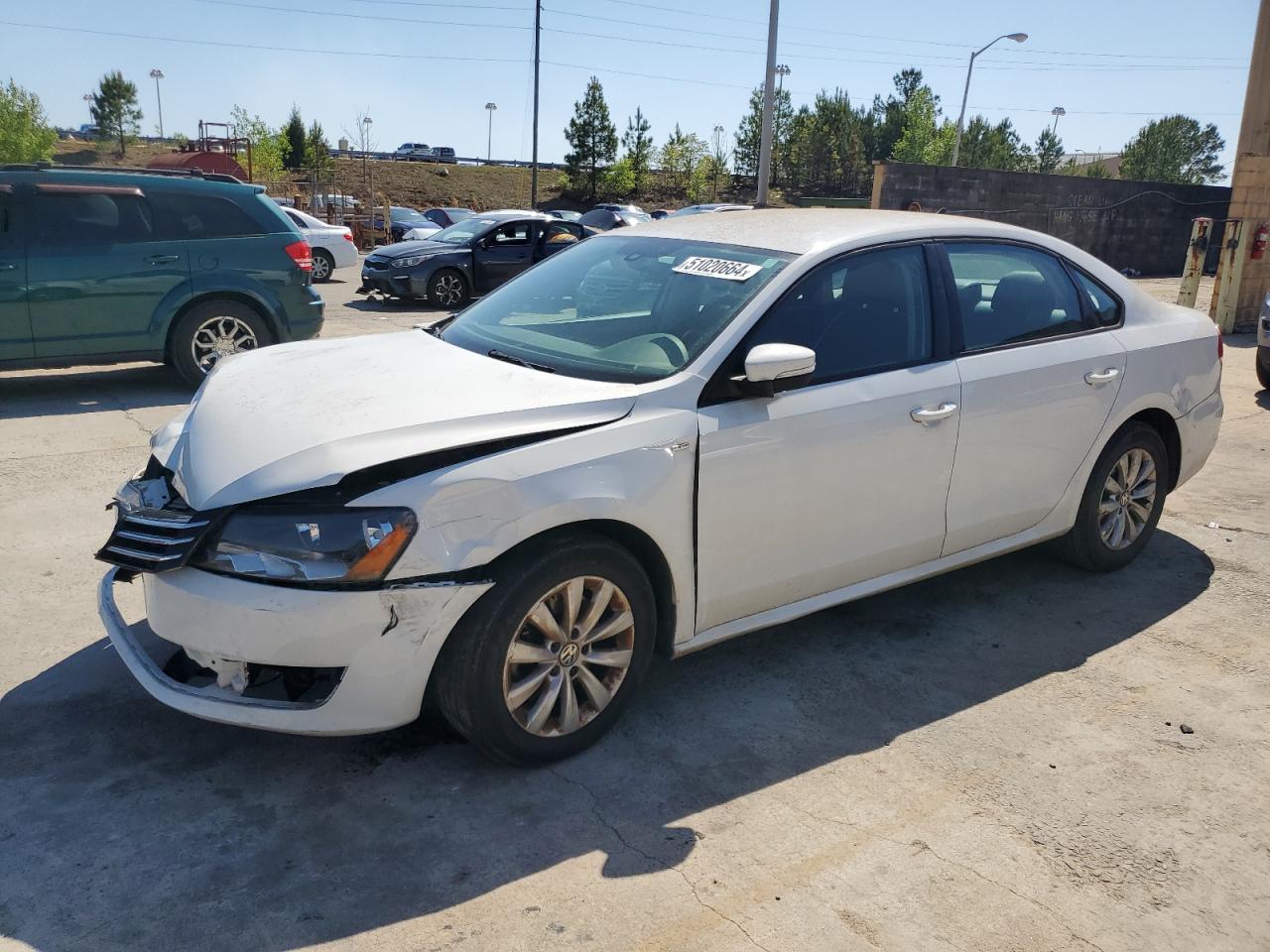 2015 VOLKSWAGEN PASSAT S