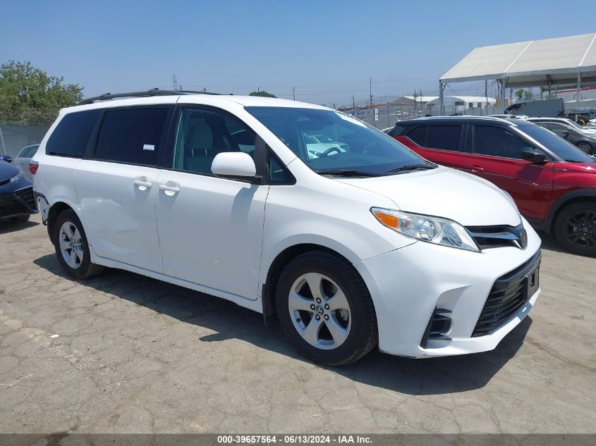 2019 TOYOTA SIENNA LE 8 PASSENGER