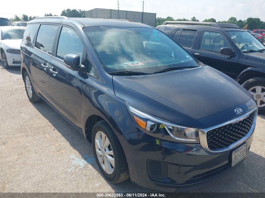 2015 KIA SEDONA LX