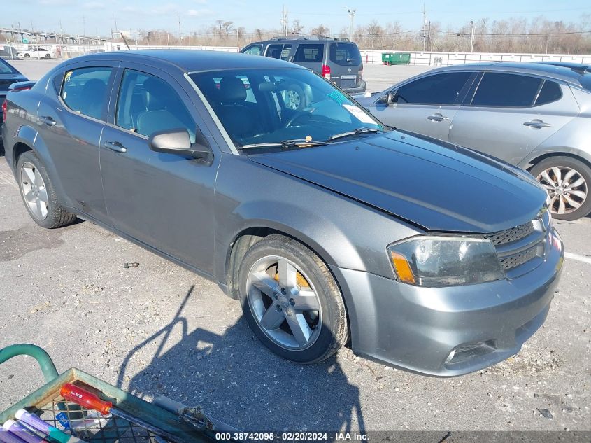 2013 DODGE AVENGER SXT